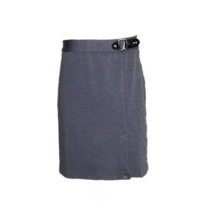 Grey skirt with Black Belt